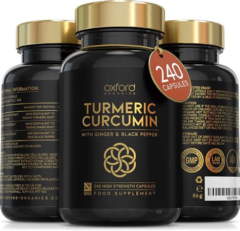 Advanced Turmeric Capsules High Strength Mg Ginger Black Pepper