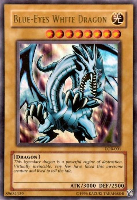 Yu Gi Oh Bewd Single Blue Eyes White Dragon Ultra Rare Lob 001