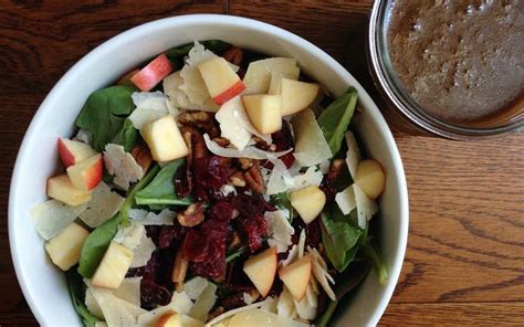 Fall Salad With Maple Balsamic Vinaigrette Shannon Mangerchine