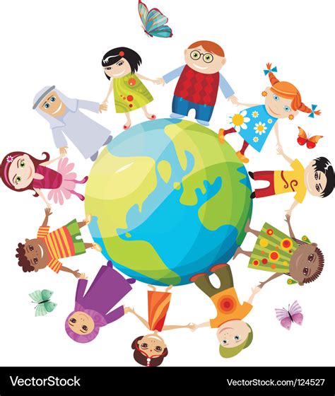 Children Of The World Royalty Free Vector Image