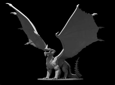 Adult Blue Dragon Dragon Capital 3d Printing