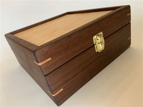 Wooden Stash Box Walnut And Maple Wood Flavor Fix