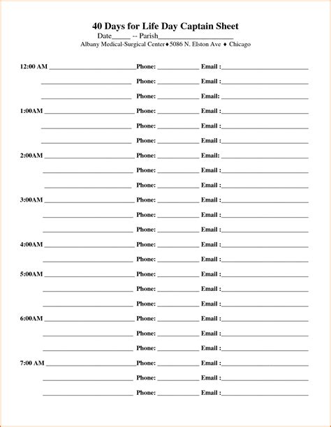 Printable Calendar Sign Up Sheet Calendar Printables Free Templates