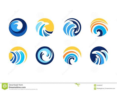 Wave Sun Circle Logo Wind Sphere Abstract Swirl