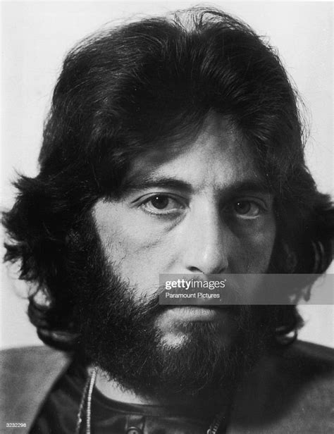 Promotional Headshot Portrait Of American Actor Al Pacino With Shaggy
