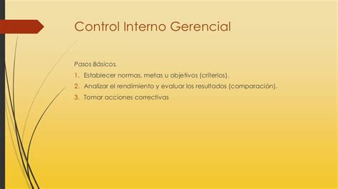 Control Gerencial