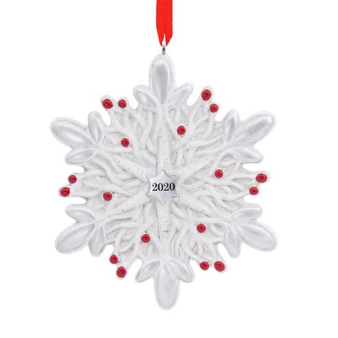Hallmark Snowflake Ornament Dated 2020