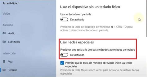 Como Activar Y Desactivar Teclas Especiales En Windows 10 2023 Images And Photos Finder