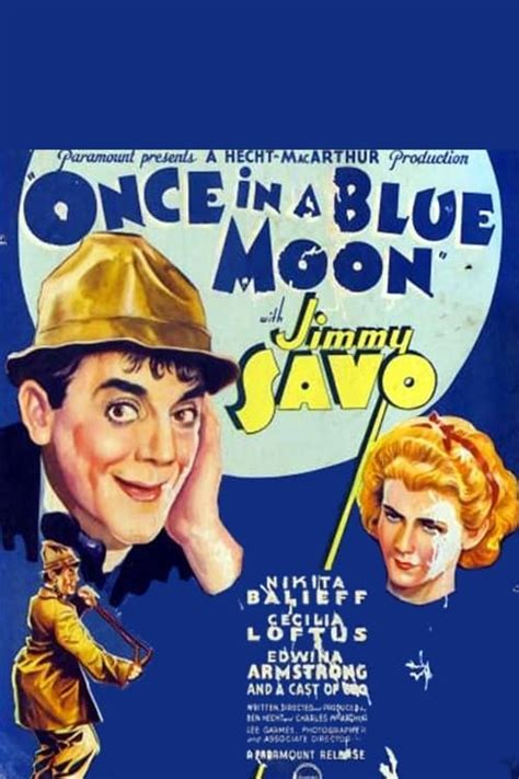 Once In A Blue Moon 1935 Posters — The Movie Database Tmdb