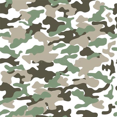 Camouflage Seamless Pattern Military Uniform Print Backgroundarmy