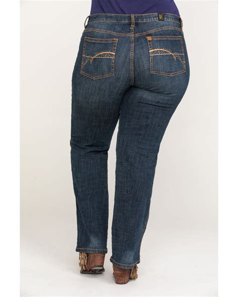 Wrangler Womens Aura Instantly Slimming Jeans Plus Boot Barn