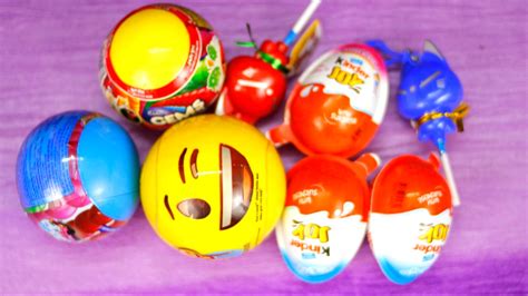 Kinder Joy And Other Toy Candies Surprise Opening Youtube