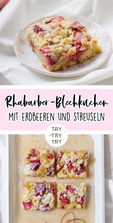 Mehr thermomix ® rezepte auf www.rezeptwelt.de. Rhabarber Erdbeer Streuselkuchen vom Blech | Rezept ...