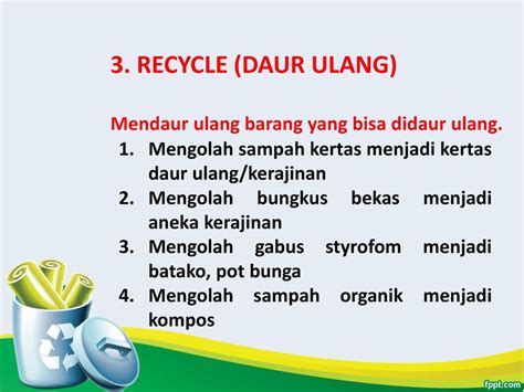 Detail Contoh Bahan Limbah Organik Reduce Reuse Recycle Koleksi Nomer
