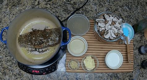 You can also put about 1/2 water, under the rack in the roasting pan. Herb Crusted Pork Tenderloin with Mushroom Gravy - Keto - Keto Cooking Christian