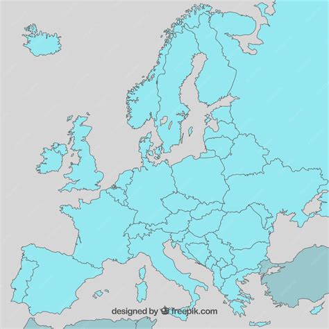 Europa Mapa Vectorial Vector Gratis