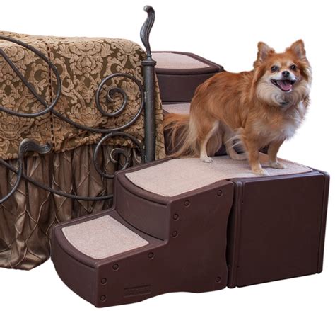 Pet Gear Easy Step Bed Stair For Catsdogs With Storage Compartment