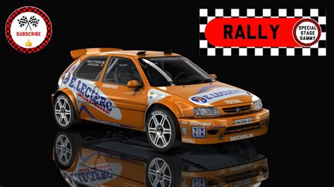 Citroen Saxo Kitcar Forest Rally Part Stage Assetto Corsa YouTube