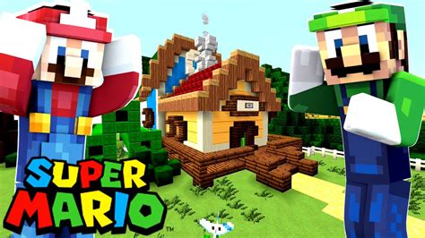Minecraft Super Mario Mario And Luigis New House 20 Youtube