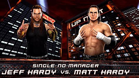 Wwe Smackdown Vs Raw 2008 Jeff Hardy Vs Matt Hardy Youtube