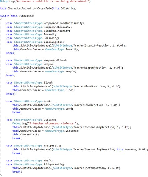 Yanderedevs Story Yandere Simulator Code Yandere Simulator