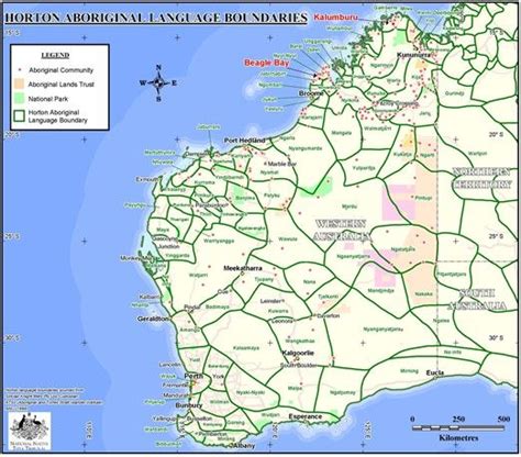 Western Australian Tribes Australian Maps Western Australia