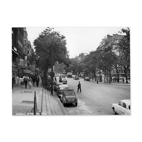 Photographie Vintage Boulevard Bonne Nouvelle Paris 1965 Selency