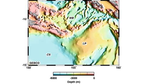 Color Shaded Relief Image Of Gebco Bathymetry Illuminated From The Download Scientific Diagram