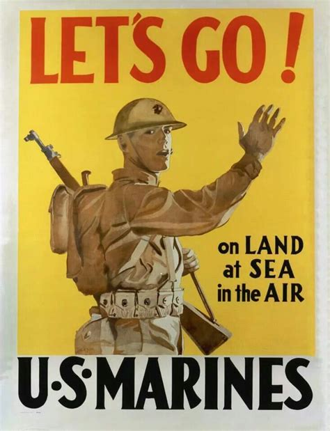 40s Recruiting Poster Usmc United States Marine Corps Marine Corps