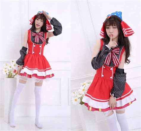 Live Love Sr Kanishi Kinomaki Cos Service Cosplay Japanese Anime Costume Maid Outfit Cosplay