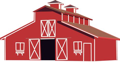 Barn Building Farm Clip Art Barn Png Download 1280662 Free