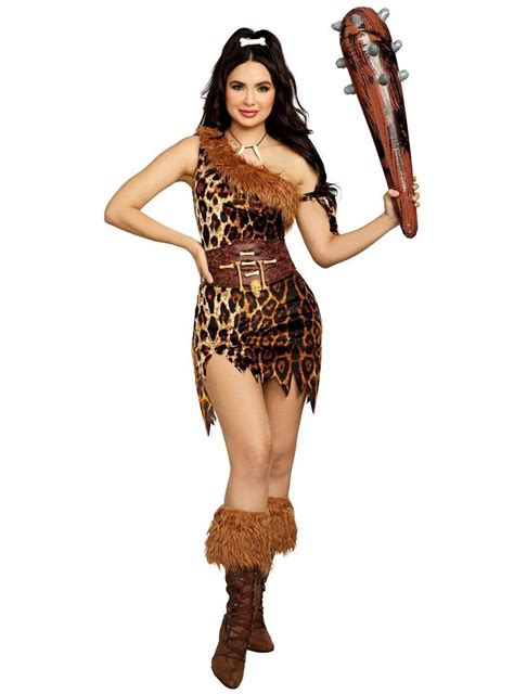 womens sexy cavegirl costume prehistoric cavewoman costume for women