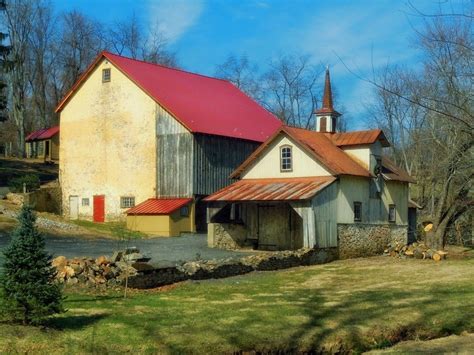 Landscape Of Farm In Pennsylvania Free Image Download