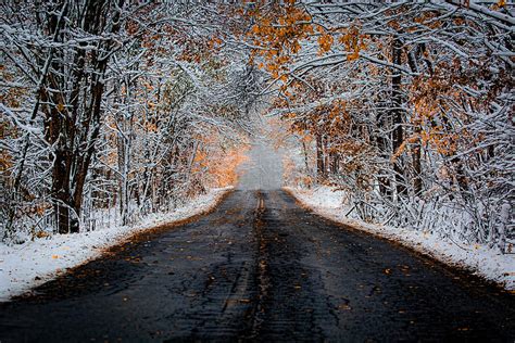 Snowy Mountain Road Photograph By Chris Alley Fine Art America