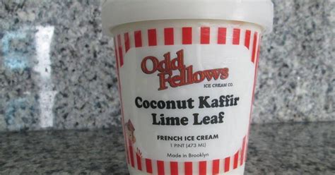 You can use kaffir lime leaves in many ways. David's Ice Cream Reviews: OddFellows - Coconut Kaffir ...
