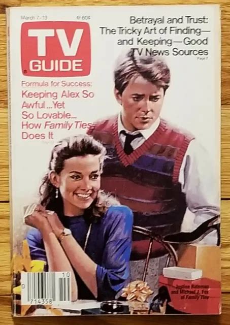 Tv Guide 1987 Issue 1771 March 7 13 Justine Bateman Michael J Fox