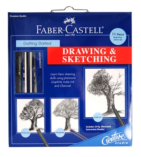 Faber Castell Getting Started Set Drawing And Sketching Rex Art Supplies
