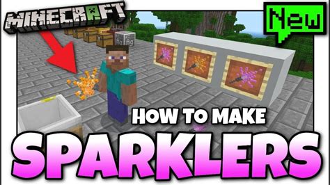 Learn How To Make Sparkle Stick In Minecraft Education Edition Youtube