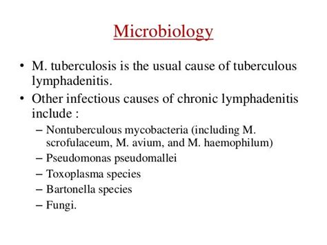 Tubercular Lymphadenitis Management