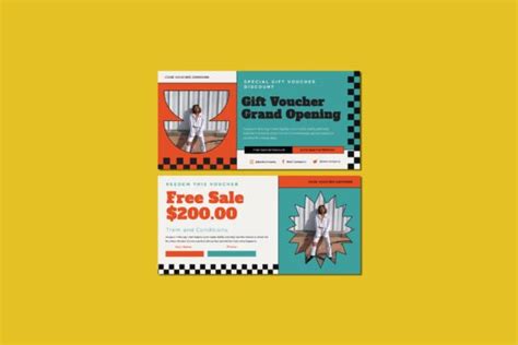 T Voucher Grand Opening Graphic By Maghrib · Creative Fabrica