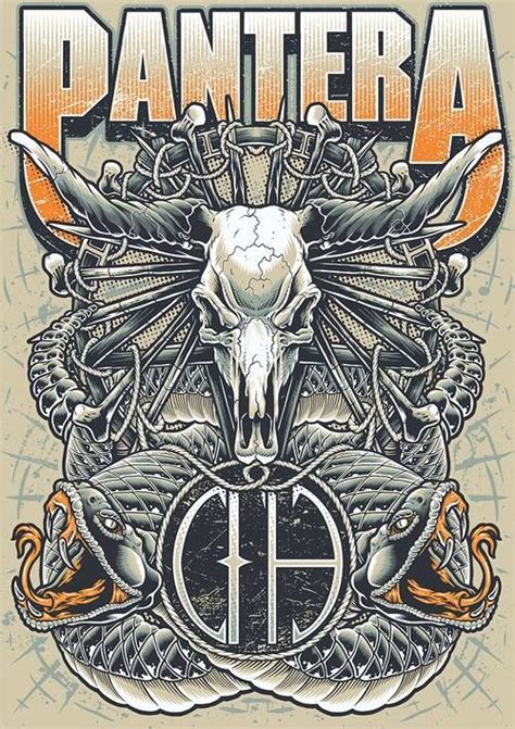 Pantera Heavy Metal Art Heavy Metal Music Music Artwork