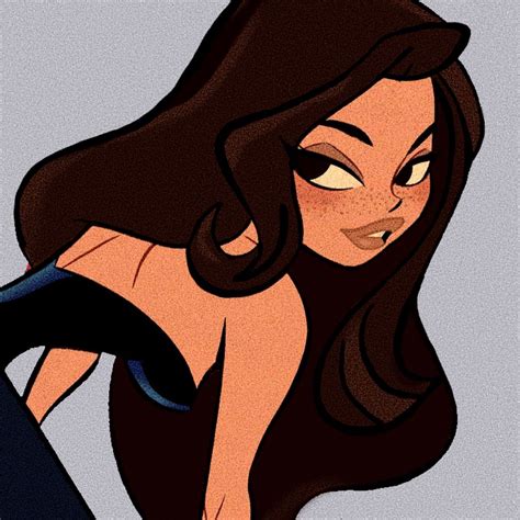 brunette girl no sabía que este icono se haría tan viral😩 icon icono girl cartoon characters