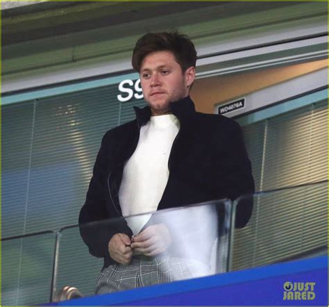 Niall Horan Checks Out A Soccer Match After Announcing His 2020 Tour