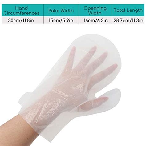 200 Counts Paraffin Wax Liners Larger And Thicker Plastic Hand And