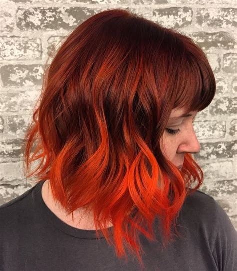 60 auburn hair colors to emphasize your individuality orange ombre hair hair color auburn