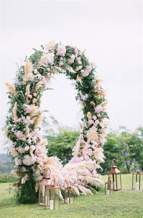Beautiful Floral Wedding Arches To Swoon Over Wedding Arbor Flowers