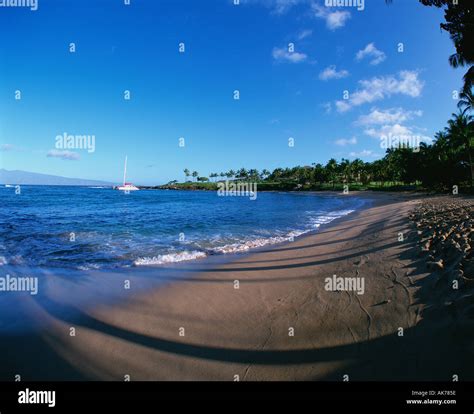Fleming Beach Kapalua Maui Hawaii USA Stock Photo - Alamy