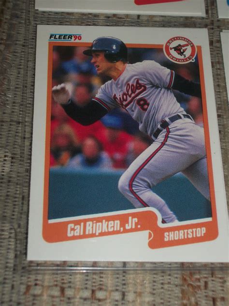 Estimated base psa 10 value: Cal Ripken Jr 1990 Fleer Baseball Card