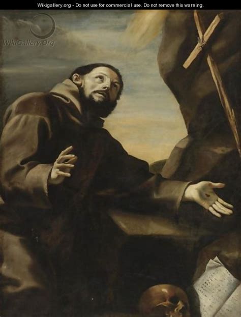 St Francis In Prayer After Mattia Preti Wikigallery Org The