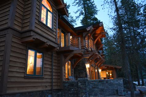 Priest Lake Waterfront Home Rustic House Exterior Seattle By